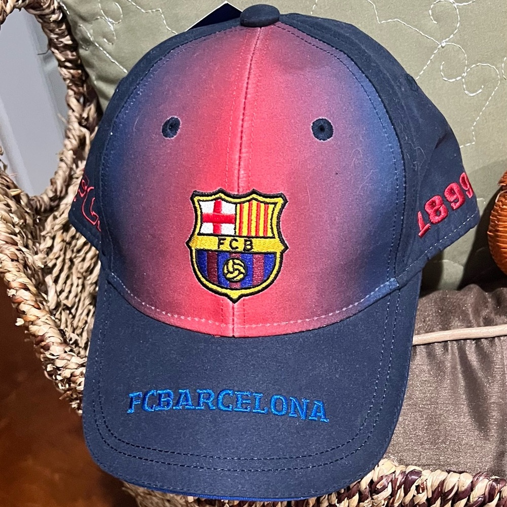 FC Barcelona Red and Blue Cap JNR/Youth